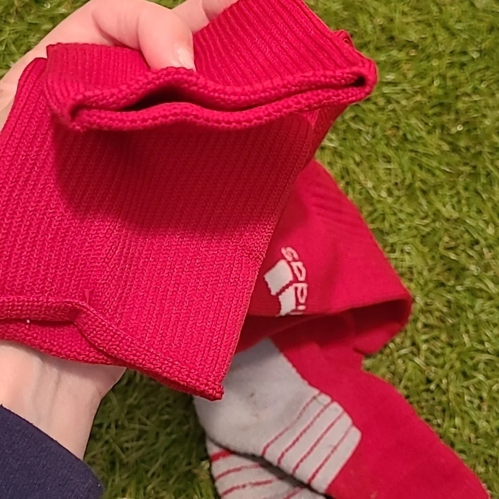 🔶️5 for $30🔶️ Red Adidas Soccer Socks